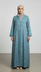 Tehnoor Blue Mist Serenity Abaya