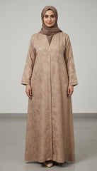 Tehnoor Brown Mist Serenity Abaya