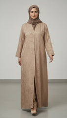 Tehnoor Brown Mist Serenity Abaya