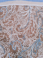 Tehnoor Cocoa Paisley Stole for Women – 72 x 32 Inches | Elegant Hijab & Abaya Accessory | Modest Fashion India
